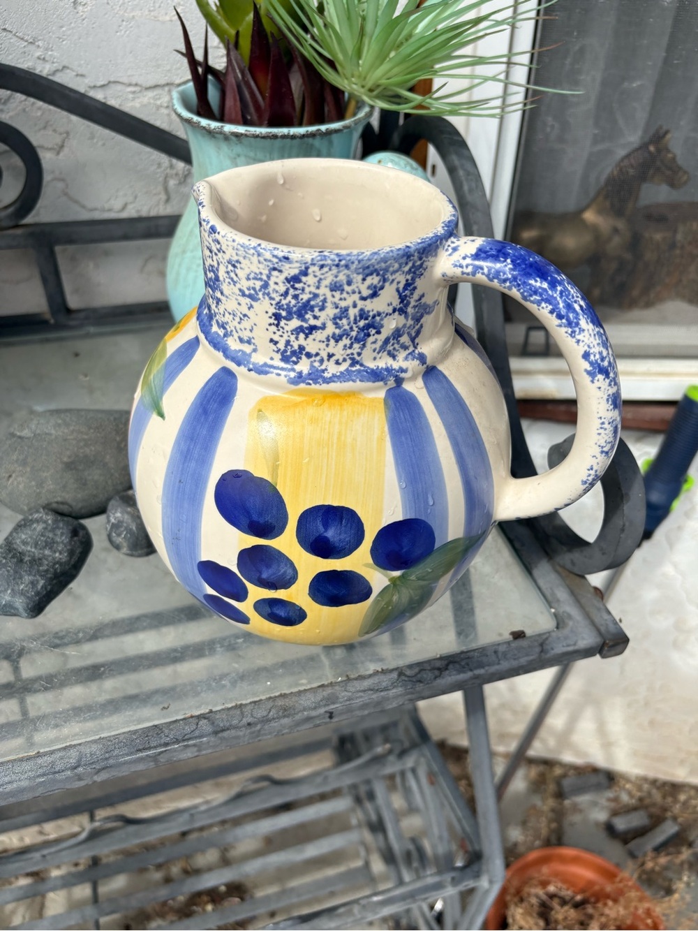 Ceramic Jug Made In Portugal